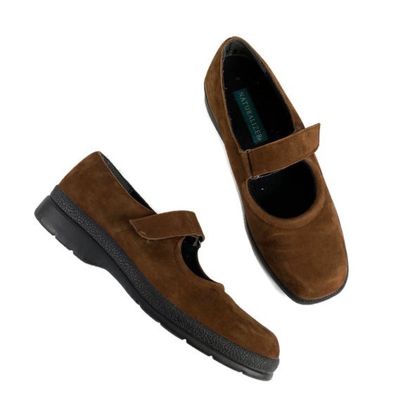 Naturalizer Shoes - Naturalizer 9m Brown Leather Shoes V Cro 772f37
